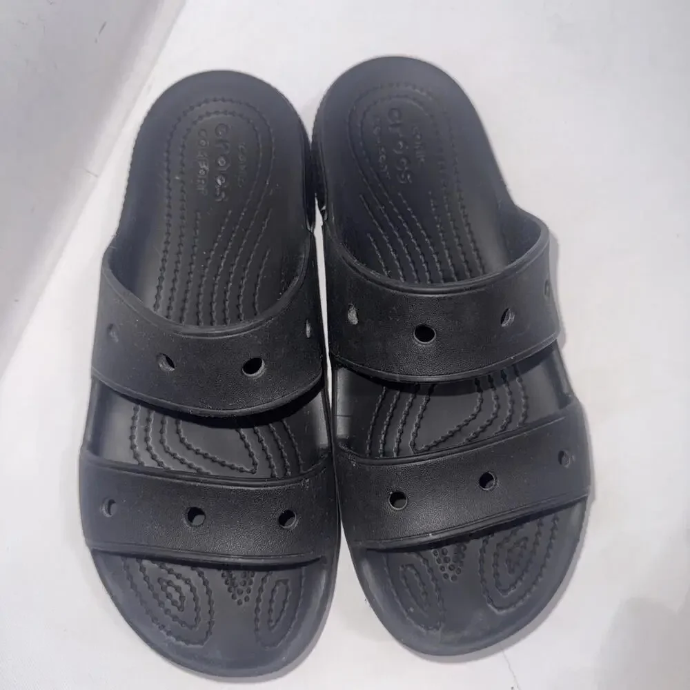Crocs Adult Black‎ Waterproof Slip On Gorpcore Outdoor Comfort Slides Sandals 5